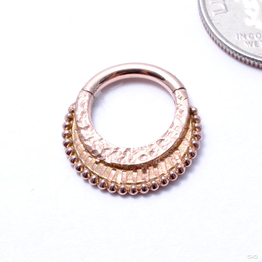 War Horse Clicker in Gold from Maya Jewelry in rose gold