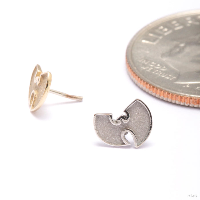 Wu Logo Press-fit End in Gold from BVLA in white gold