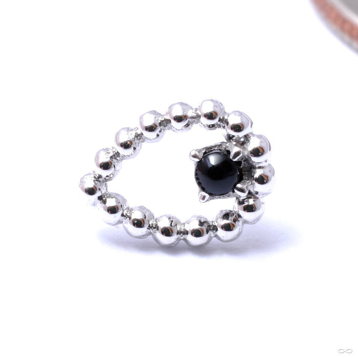 Sophie’s Tear Press-fit End in Gold from BVLA with Onyx
