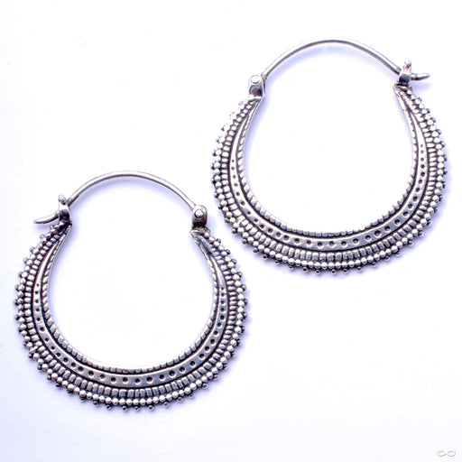 Afghan Earrings from Maya Jewelry in Silver