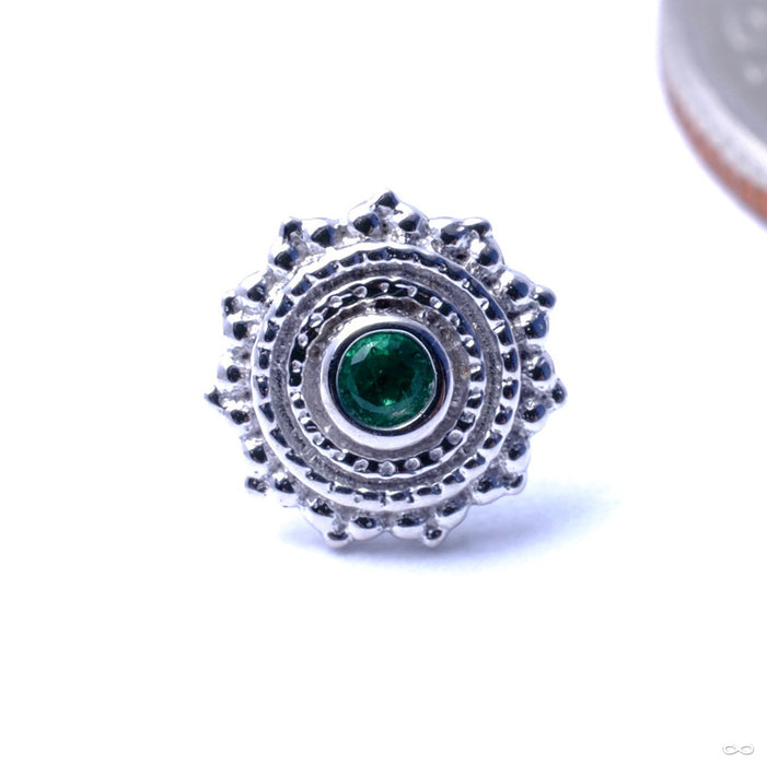 Afghan Press-fit End in Gold from BVLA with Emerald