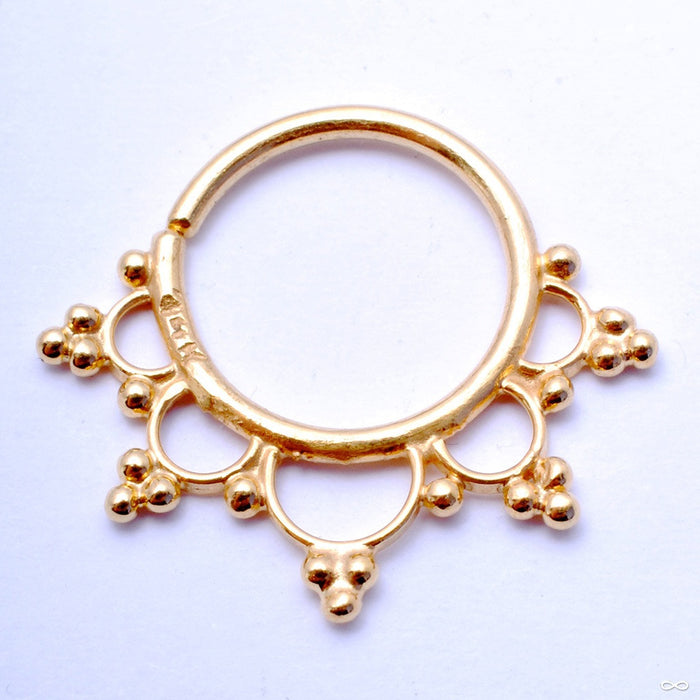 Anoora Seam Ring in Gold from Buddha Jewelry