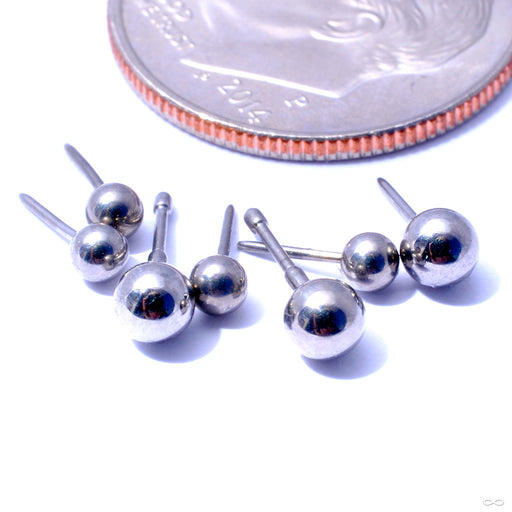 Ball Press-fit Ends in Titanium from NeoMetal in Assorted Sizes