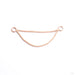 Double Box Chain in Gold from Buddha Jewelry in rose gold