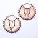 Moirai Earrings from Maya Jewelry in copper