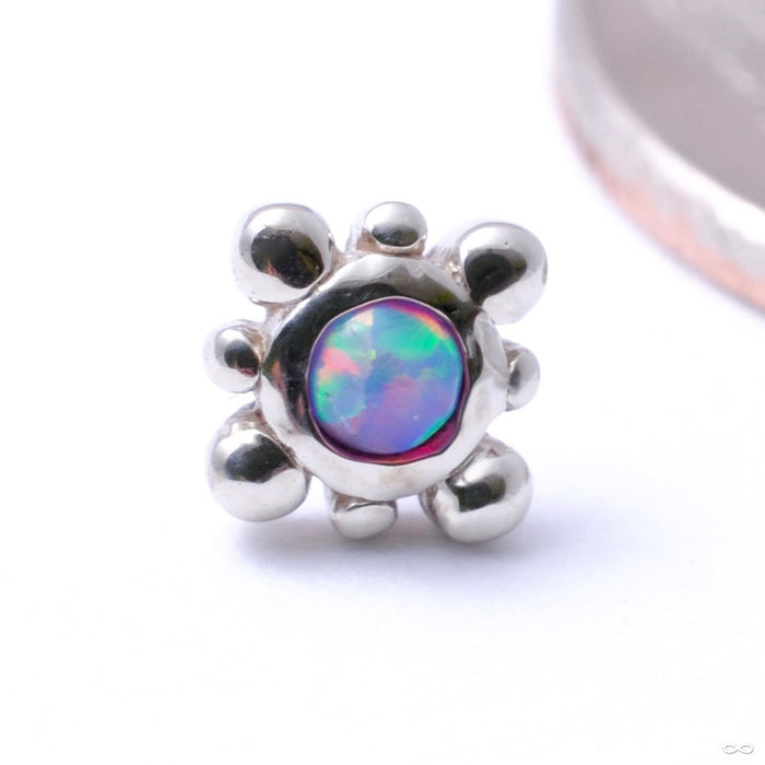 Bindi Press-fit End in Gold from LeRoi with Lavender Opal
