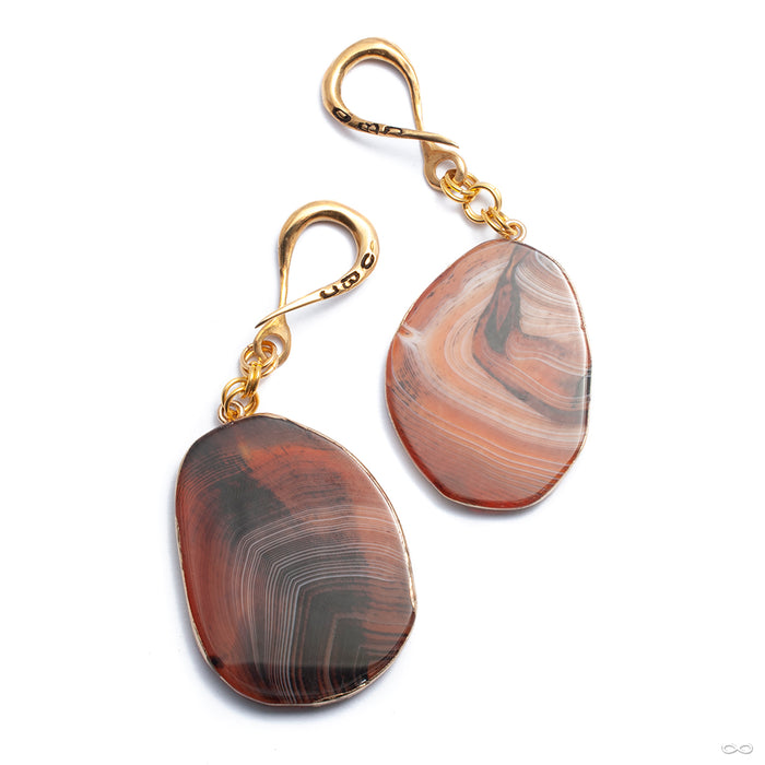 Crossover with Dyed Red Brown Agate from Oracle