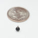 Bezel-set Cabochon Press-fit End in Titanium from NeoMetal with Onyx