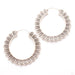Portal Earrings from Maya Jewelry in White Brass