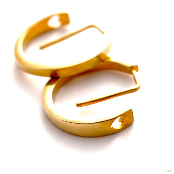 Kiki Earrings from Maya Jewelry in Yellow-gold-plated Brass