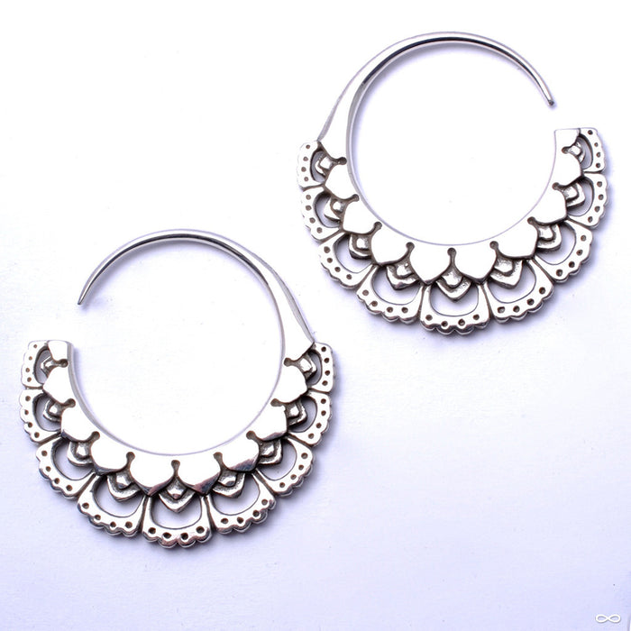 Chantilly Earrings from Maya Jewelry in Silver
