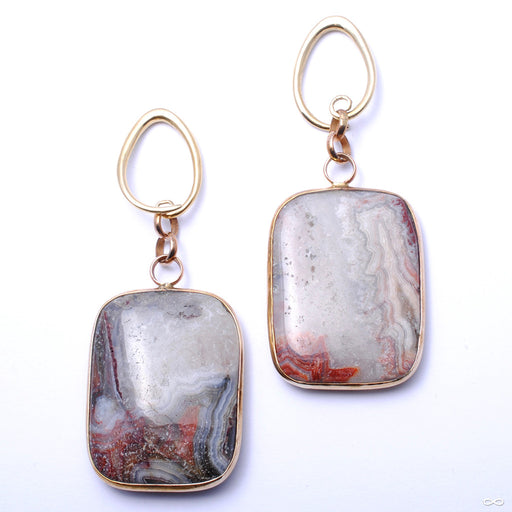 Crazy Lace Agate Rectangle Weights from Diablo Organics