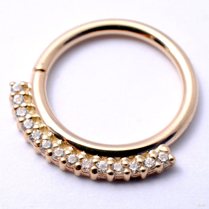 Dahlia Seam Ring in Gold from BVLA
