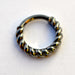Desiree Seam Ring in Gold from BVLA in 14k Black Gold