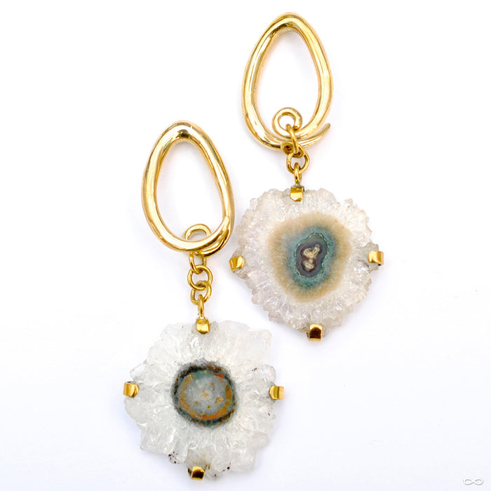 Clear Round Stalactite Dangles from Diablo Organics