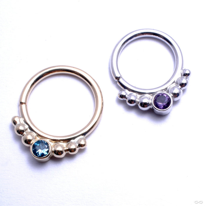 Dione Seam Ring in Gold from BVLA with Assorted Stones