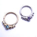 Dione Seam Ring in Gold from BVLA with Assorted Stones