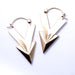 Double Arrow Earrings from Tawapa in Yellow Gold