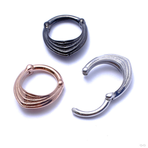 Drake Cuff Clickers from Tether Jewelry in Assorted Metals