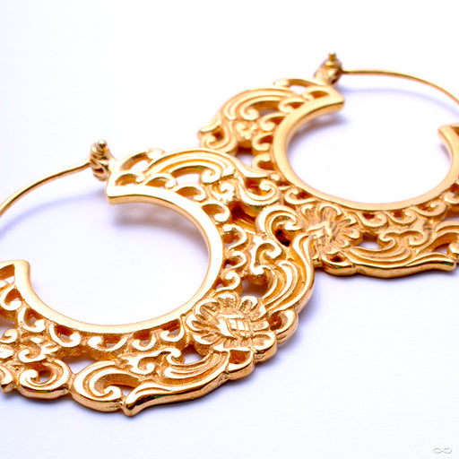 Duchess Earrings from Maya Jewelry in Yellow Gold-plated Brass