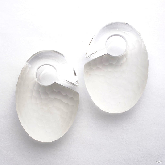 Martelé Ovoid Weights from Gorilla Glass in Clear Crystal