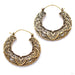 Empress Earrings from Maya Jewelry in Brass