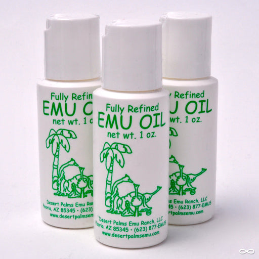 Desert Palms Emu Oil 1 oz. bottles