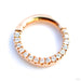 Eternity Clicker in Gold from Venus by Maria Tash with Clear CZ