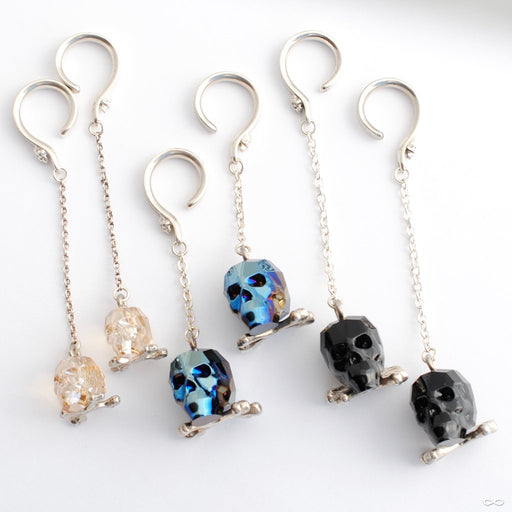 Crystal Skull Weights from Phoenix Revival Jewelry in Assorted Colors