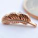 Feather Press-fit End in Gold from BVLA in Rose Gold