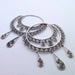 Filigree Dangle Earrings in Silver from Quetzalli