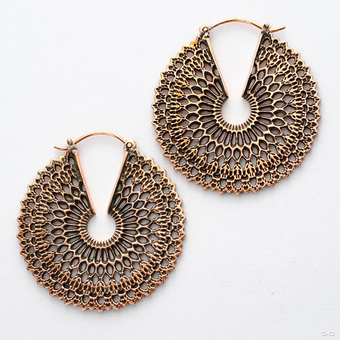 Forte Earrings from Maya Jewelry in Copper