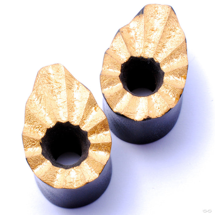 Golden Age Teardrop Horn Plugs in 3/4” from Diablo Organics
