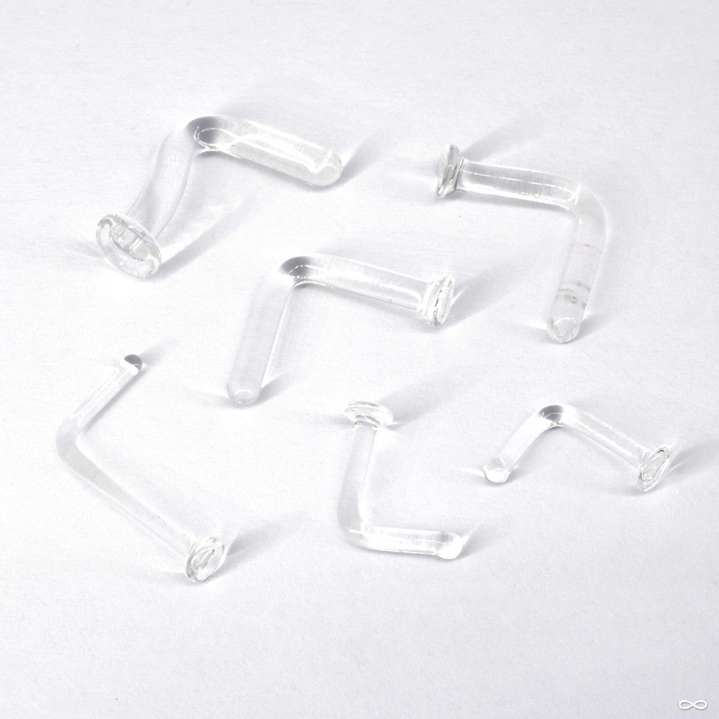 Glass Nostril Retainer from Gorilla Glass — Infinite Body Piercing, Inc.