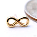 Infinity Press-fit End in Gold from BVLA in Yellow Gold
