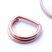 Jenn Hinged Ring in Gold from BVLA in Rose Gold
