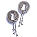 Keyhole Plugs in Silver in 1 ⅜” from Tawapa