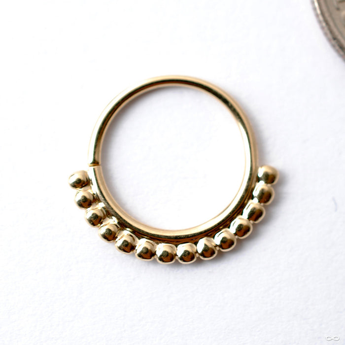 Latchmi Seam Ring in Gold from BVLA in Yellow Gold
