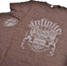 Paul Romano Infinite Body Piercing Lion Crest Tri-Coffee T-Shirt
