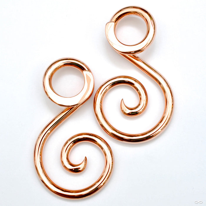 Ansari Spirals from Little 7 in 4g Copper, large