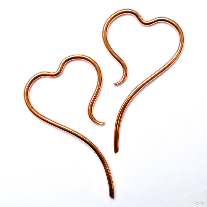 Disentris Hearts from Little 7 in 12g Copper, small