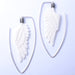 Little Wing Earrings from Maya Jewelry in Silver with Bone
