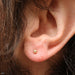 Lobe Piercing with Ball Press-fit End in Yellow Gold from LeRoi