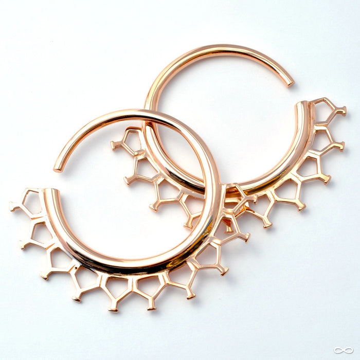 Marquis from Maya Jewelry in Rose Gold-Plated Copper
