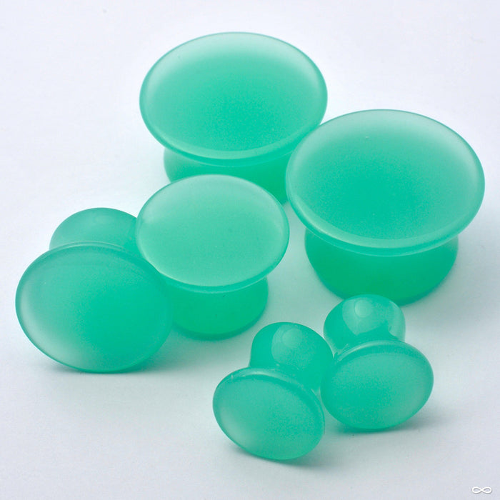 Mint Opalite Mayan-Flare Plugs from Oracle in Assorted Sizes