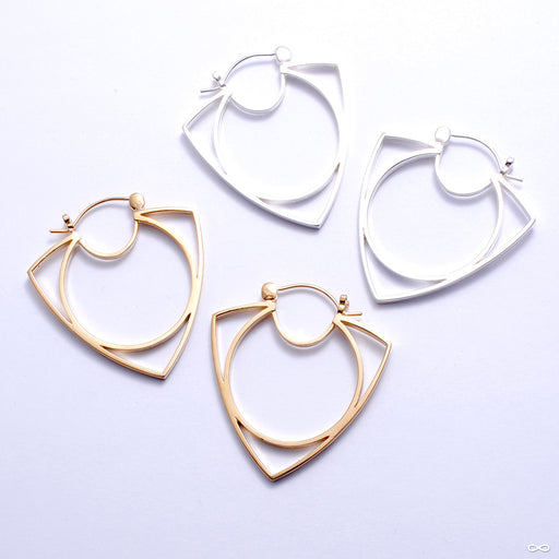 Ménage à Trois Earrings from Tawapa in Assorted Metals