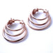 Mini Saturn Earrings from Maya Jewelry in Rose Gold
