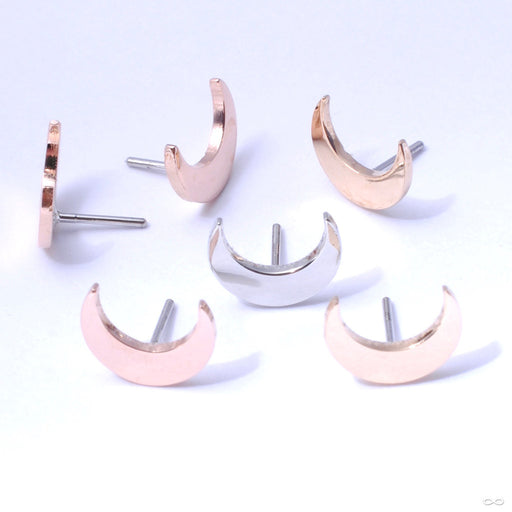 Moon Press-fit End in Gold from Anatometal in Assorted Metals