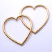 My Broken Heart from Maya Jewelry in Yellow Gold Plated Brass