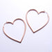 My Broken Heart Earrings from Maya Jewelry in Rose-gold-plated Copper